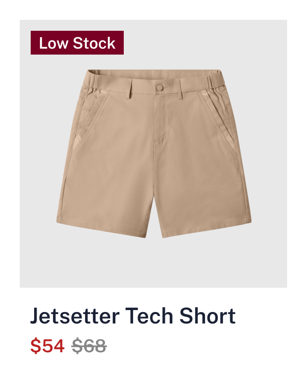 Jetsetter Tech Short