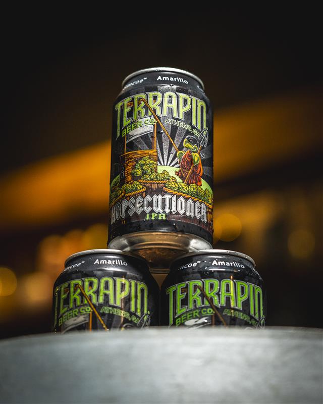 Terrapin Beer Co Athènes GA Vert Coton Mélange T-shirt