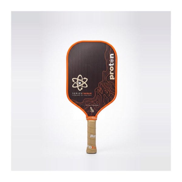 Project Coyote pickleball paddle in orange