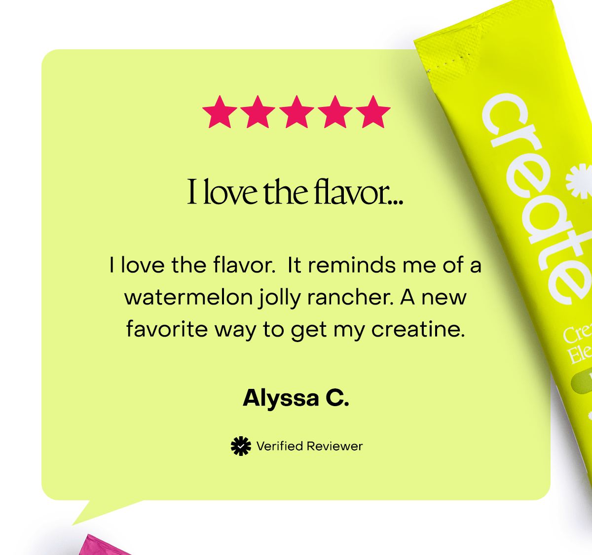 I love the flavor...