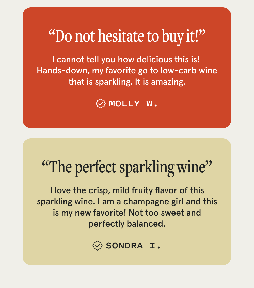 5-star Customer Reviews - Gratsi Sparkling White