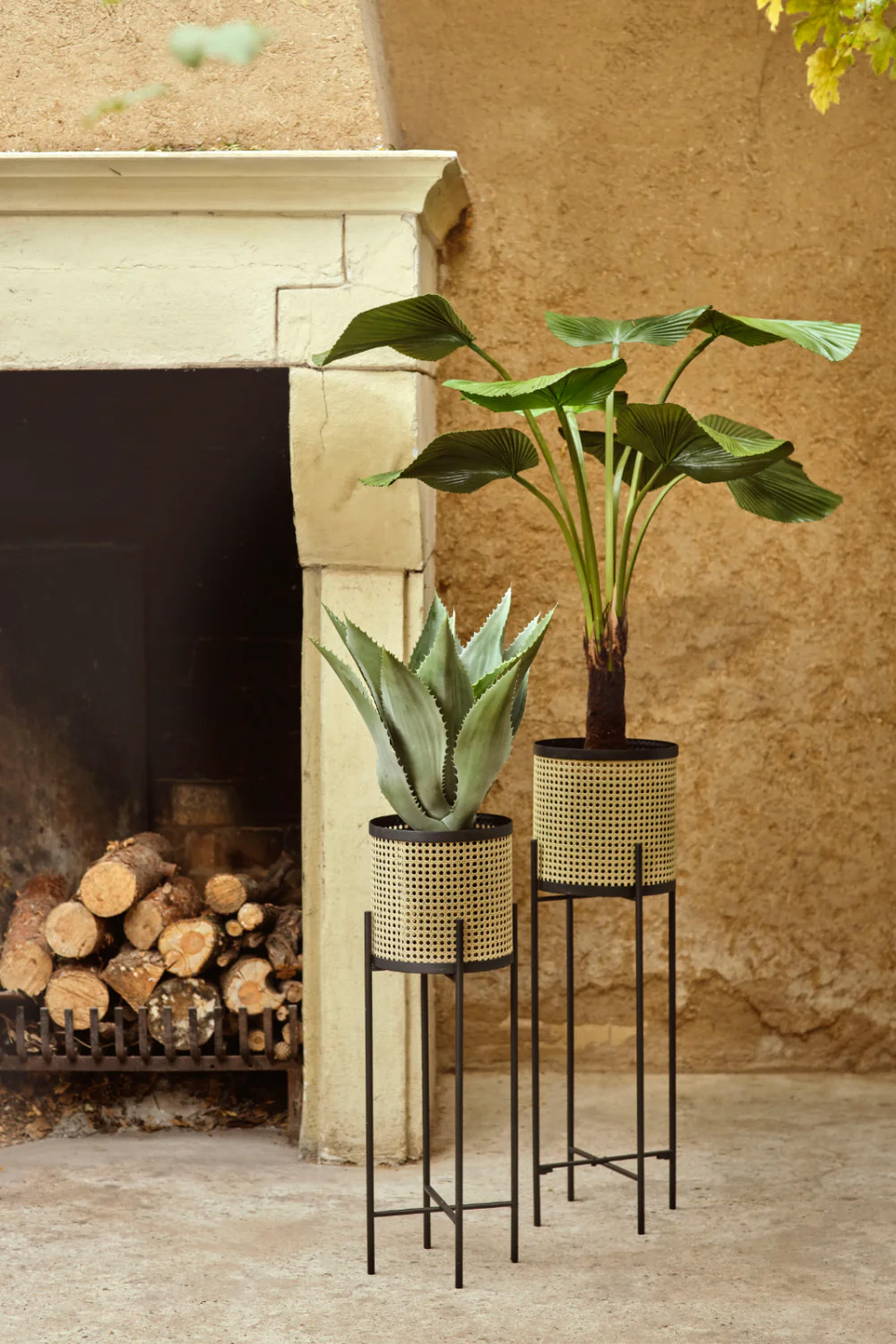 Faux Fan Palm Deco | Emerald Licuala
