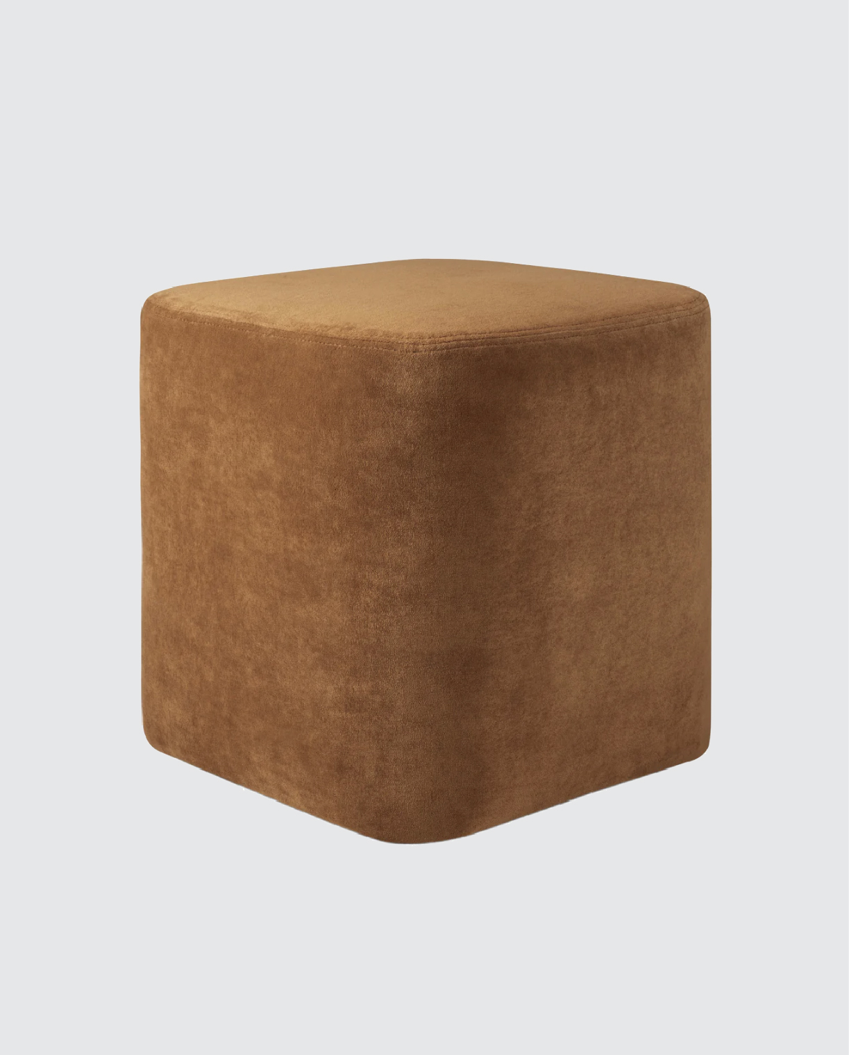 Velvet Minimalist Pouf | Ethnicraft Cube