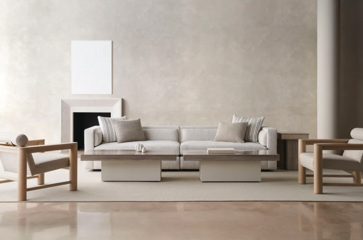 Oak Framed Lounge Chair | Caracole Unity