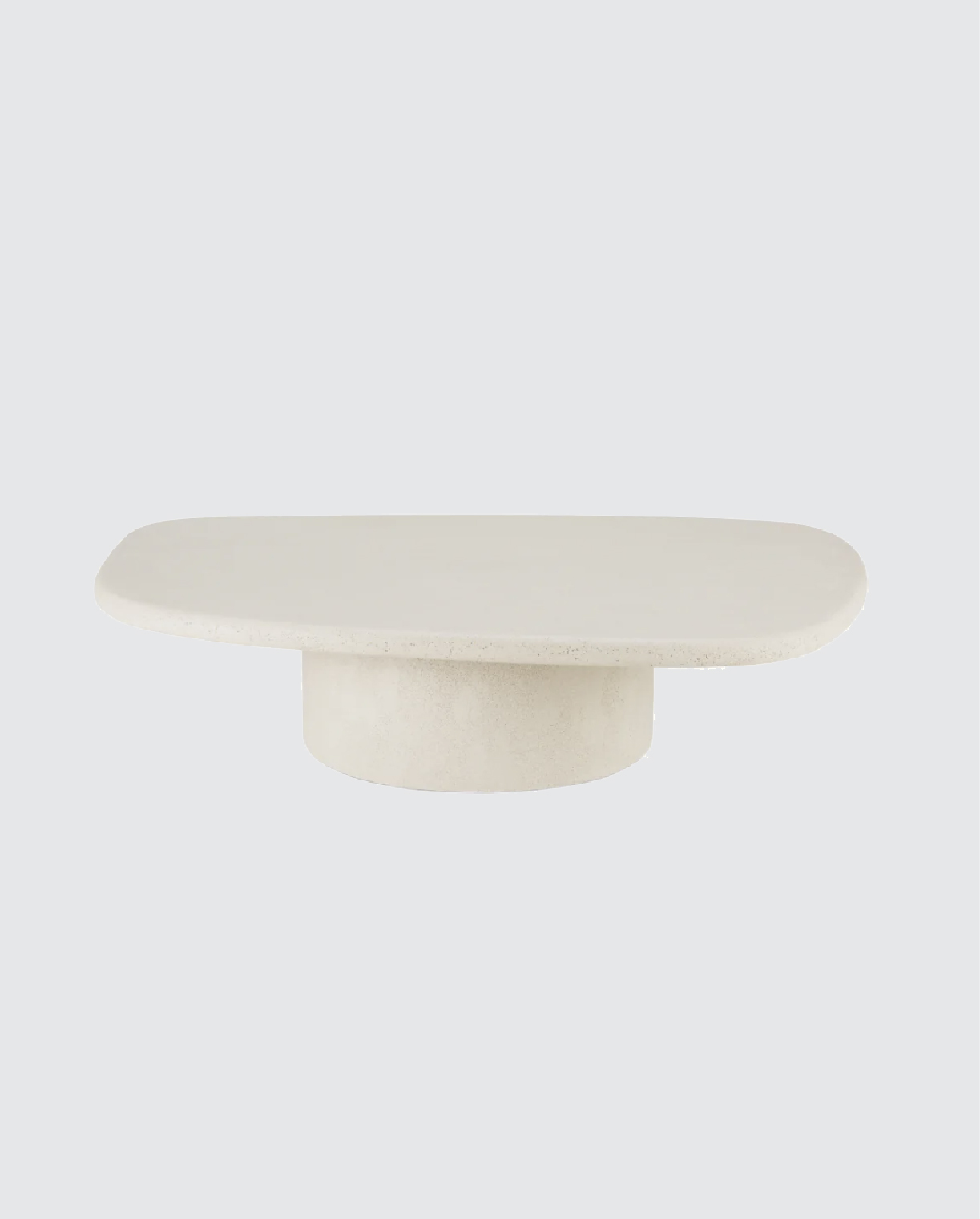 White Pebble-Shaped Coffee Table | Ethnicraft Element