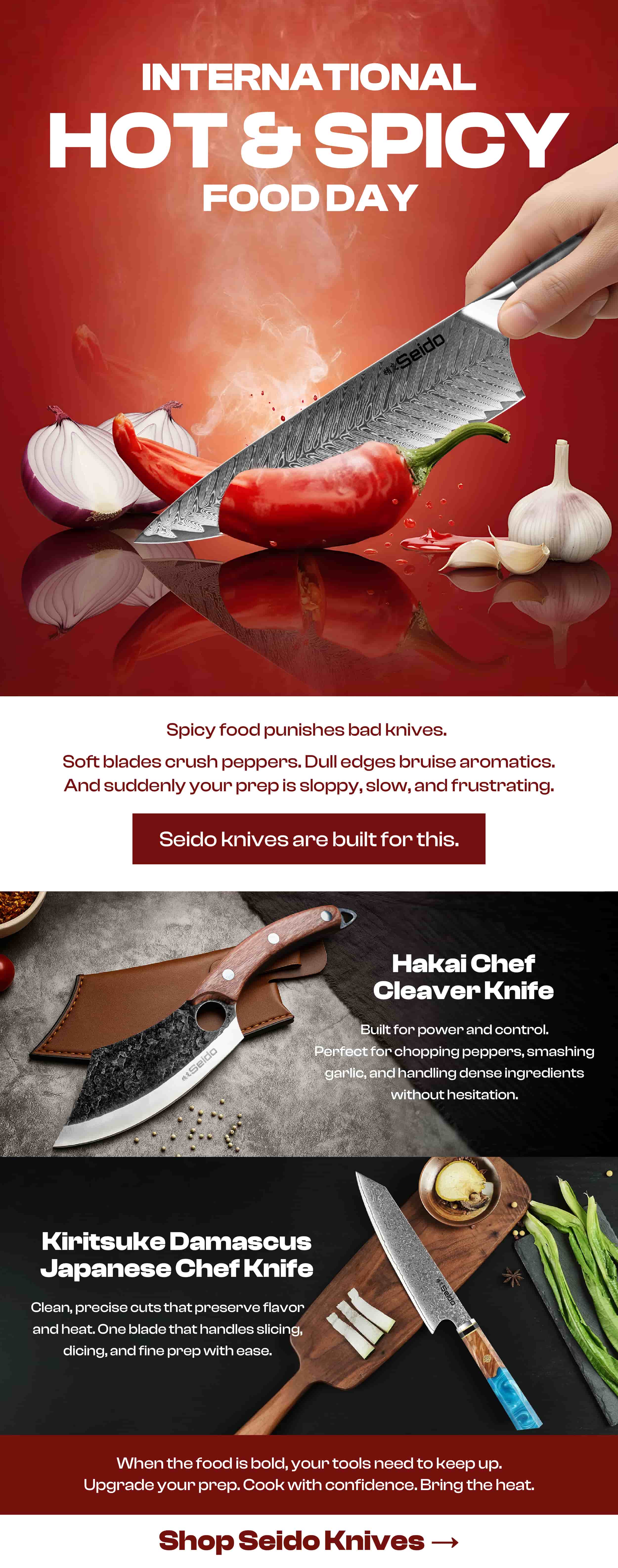 Up to 60% OFF on Japanese Chef Knives!