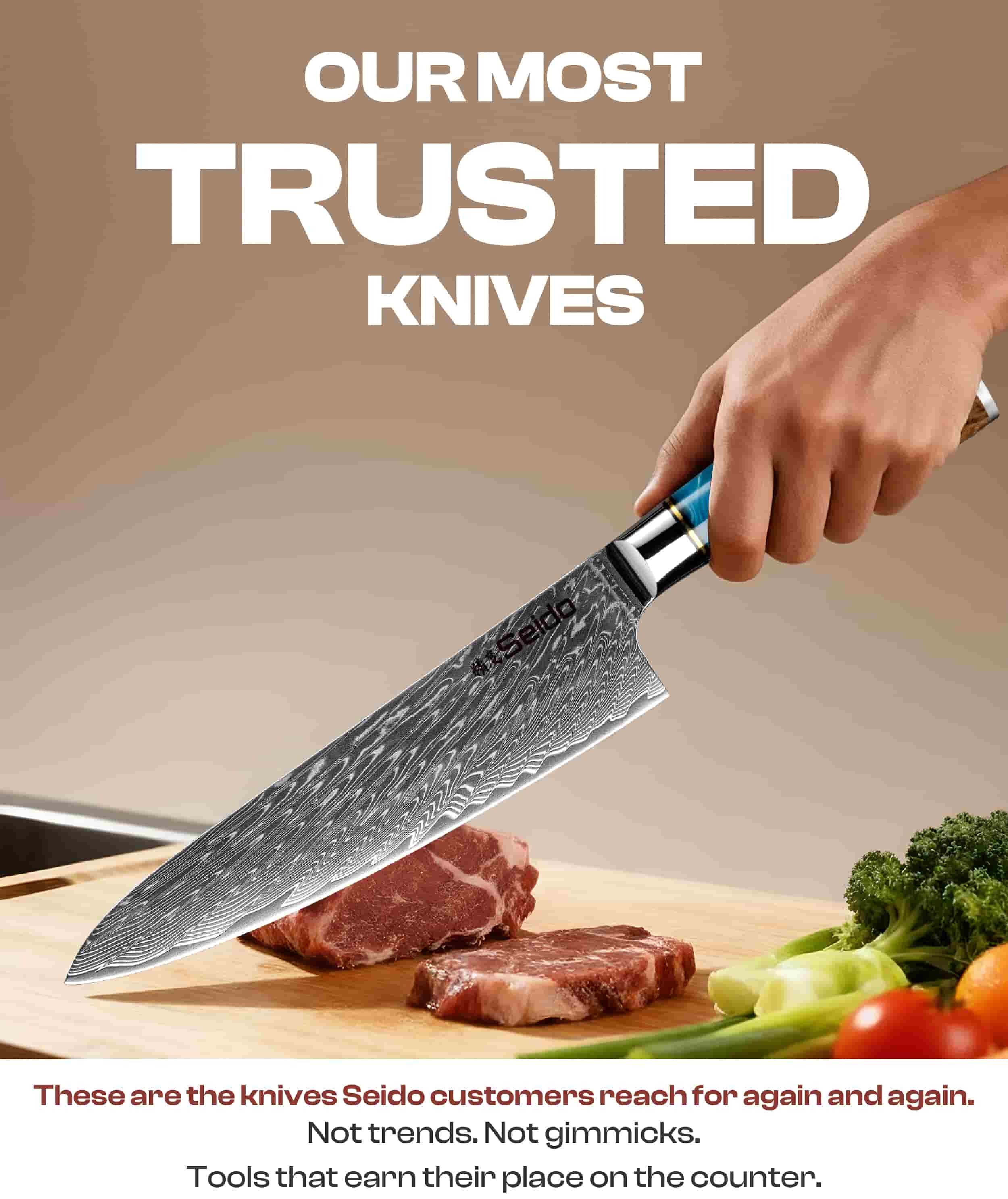 Up to 60% OFF on Japanese Chef Knives!