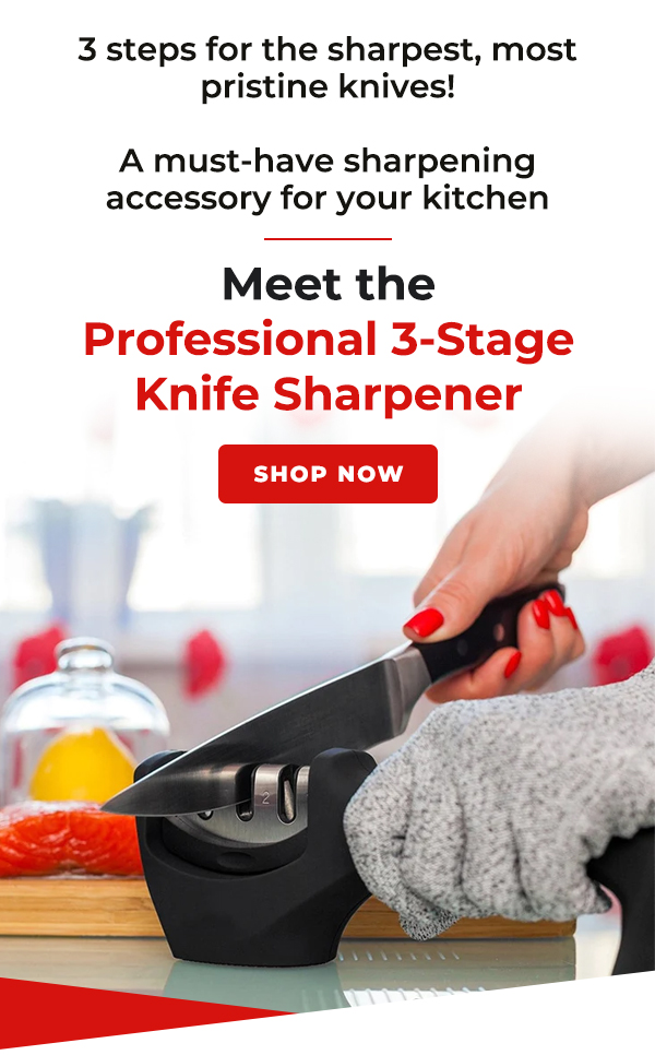 Meet the Professional 3-Stage Knife Sharpener