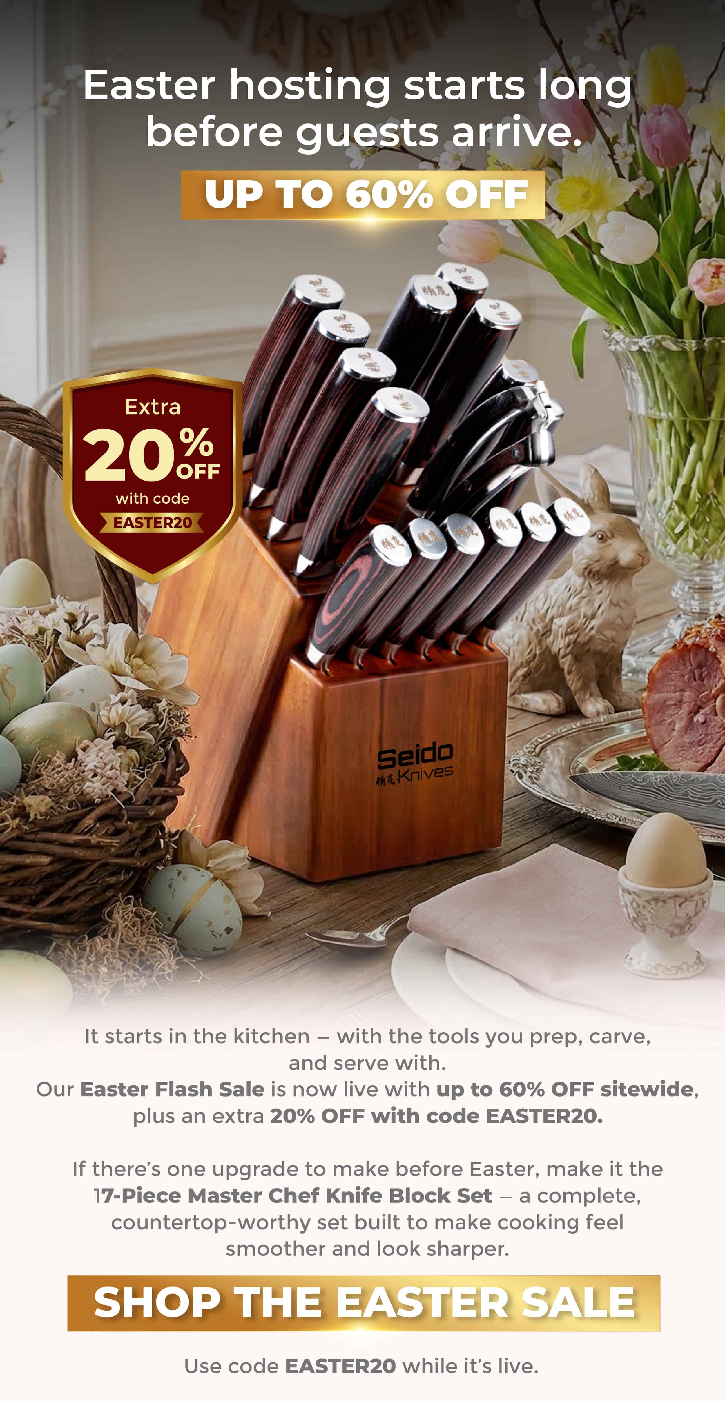 42% OFF the Kyodai Utility Knife - the handiest knife to have in the kitchen!