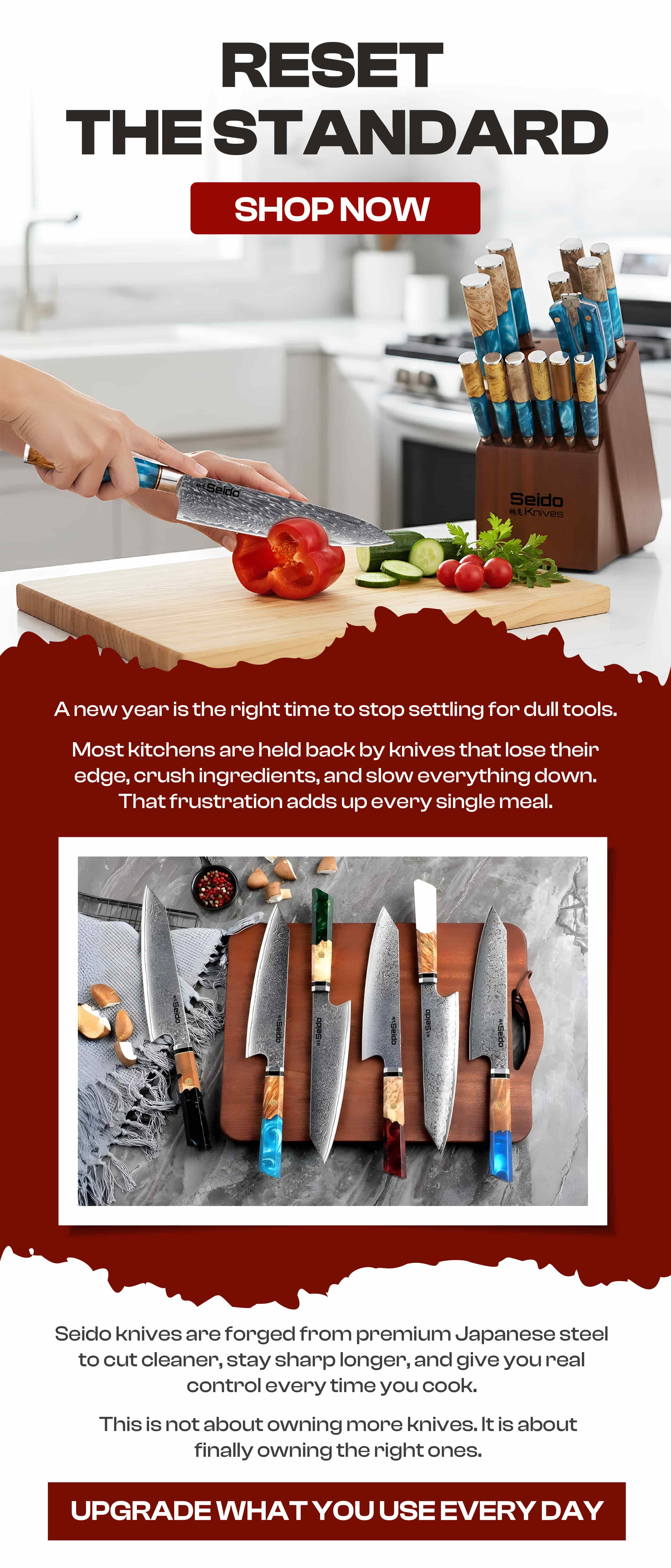 Up to 60% OFF on Japanese Chef Knives!