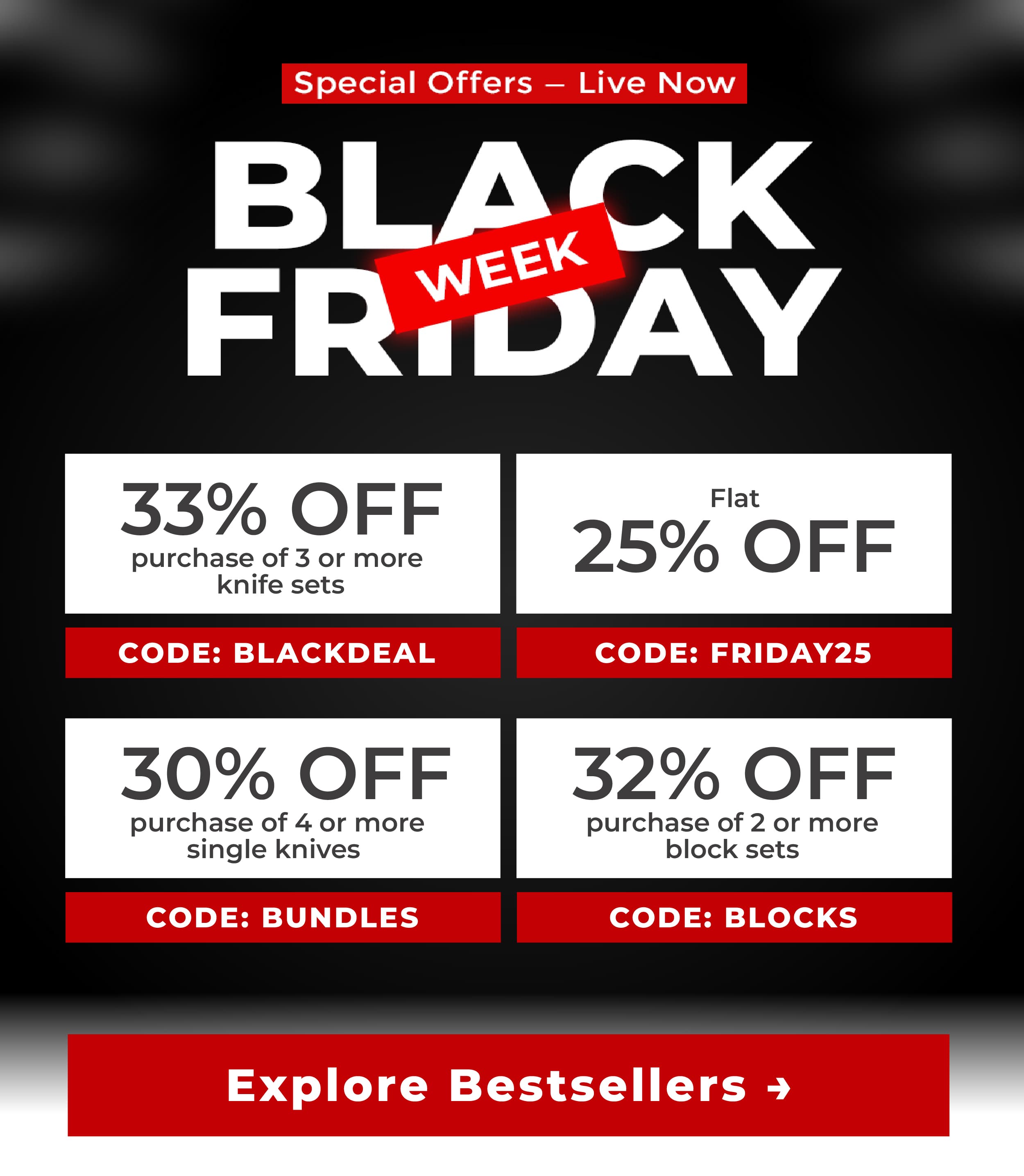 Black Friday is LIVE up to 93% OFF in discounts!