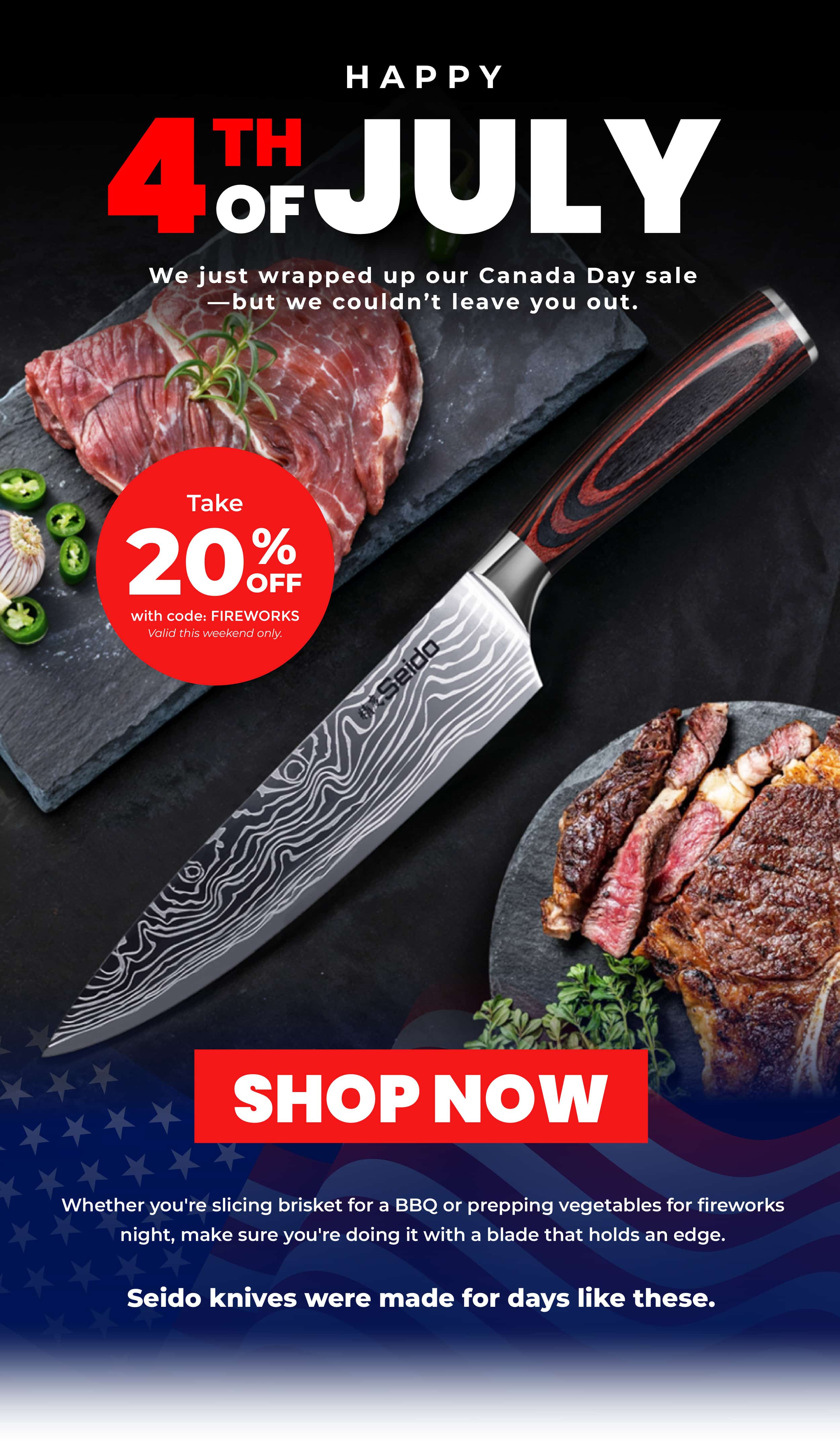 Open your images to see our offer inside! 4th of July Sale 20% Discount code: FIREWORKS