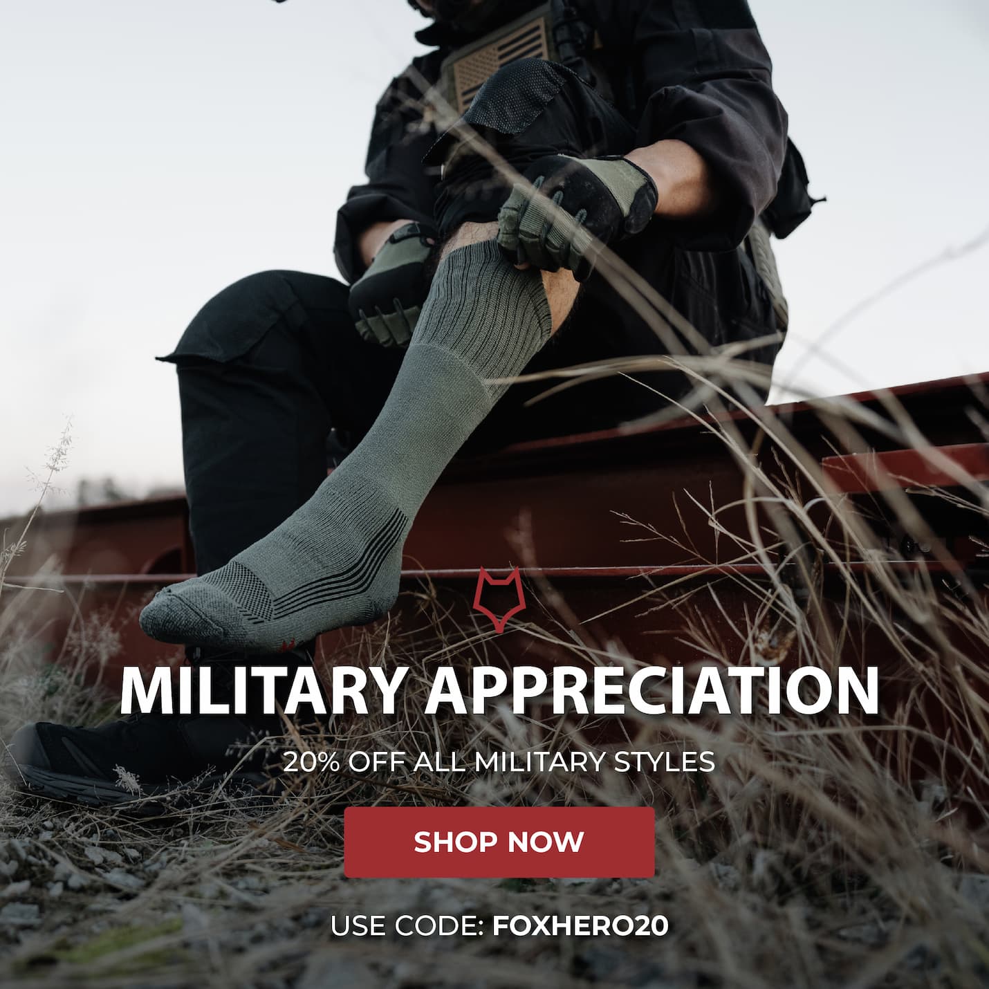 20% OFF all Military Styles