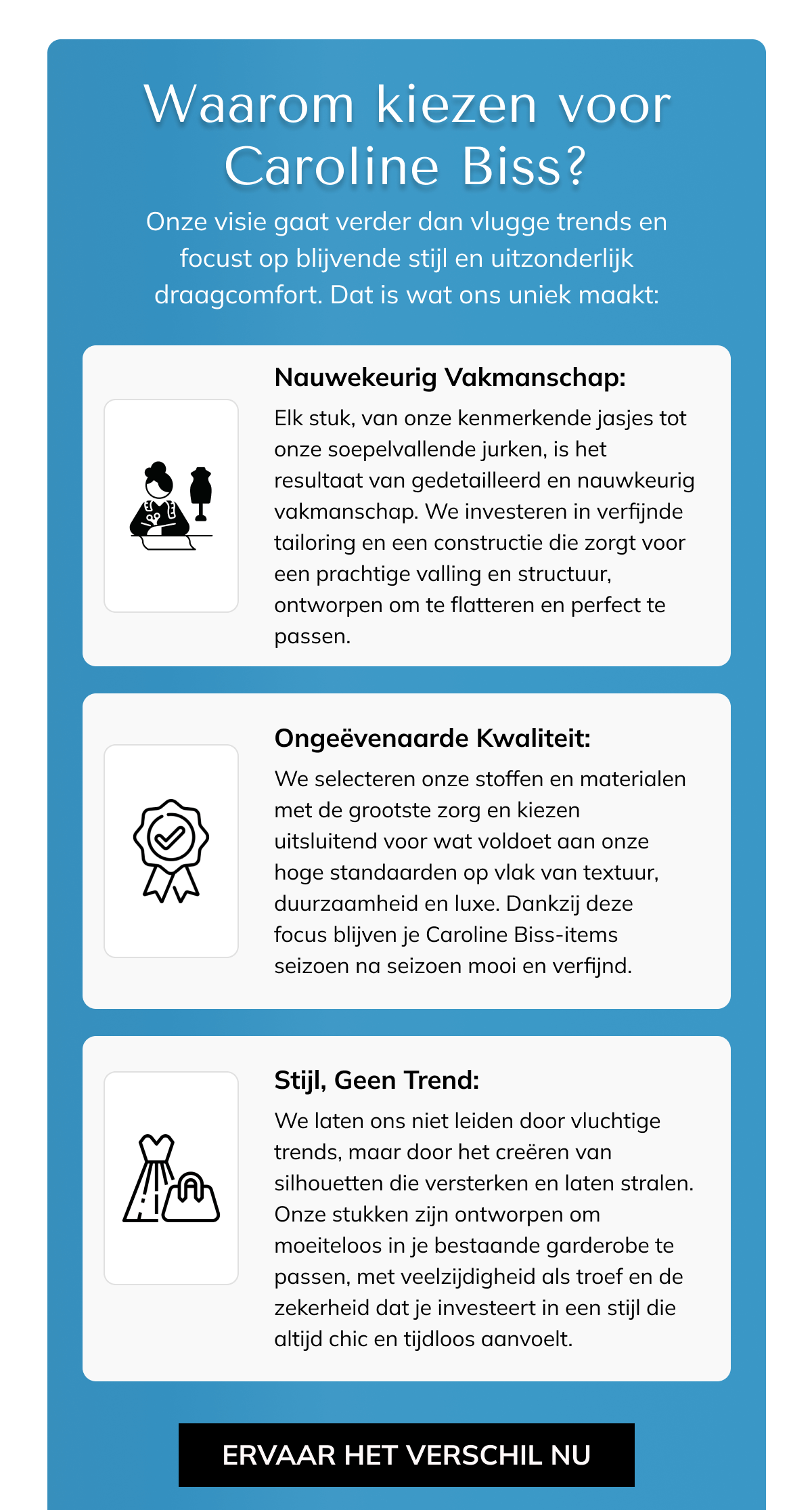 Waarom Kiezen voor Caroline Biss?