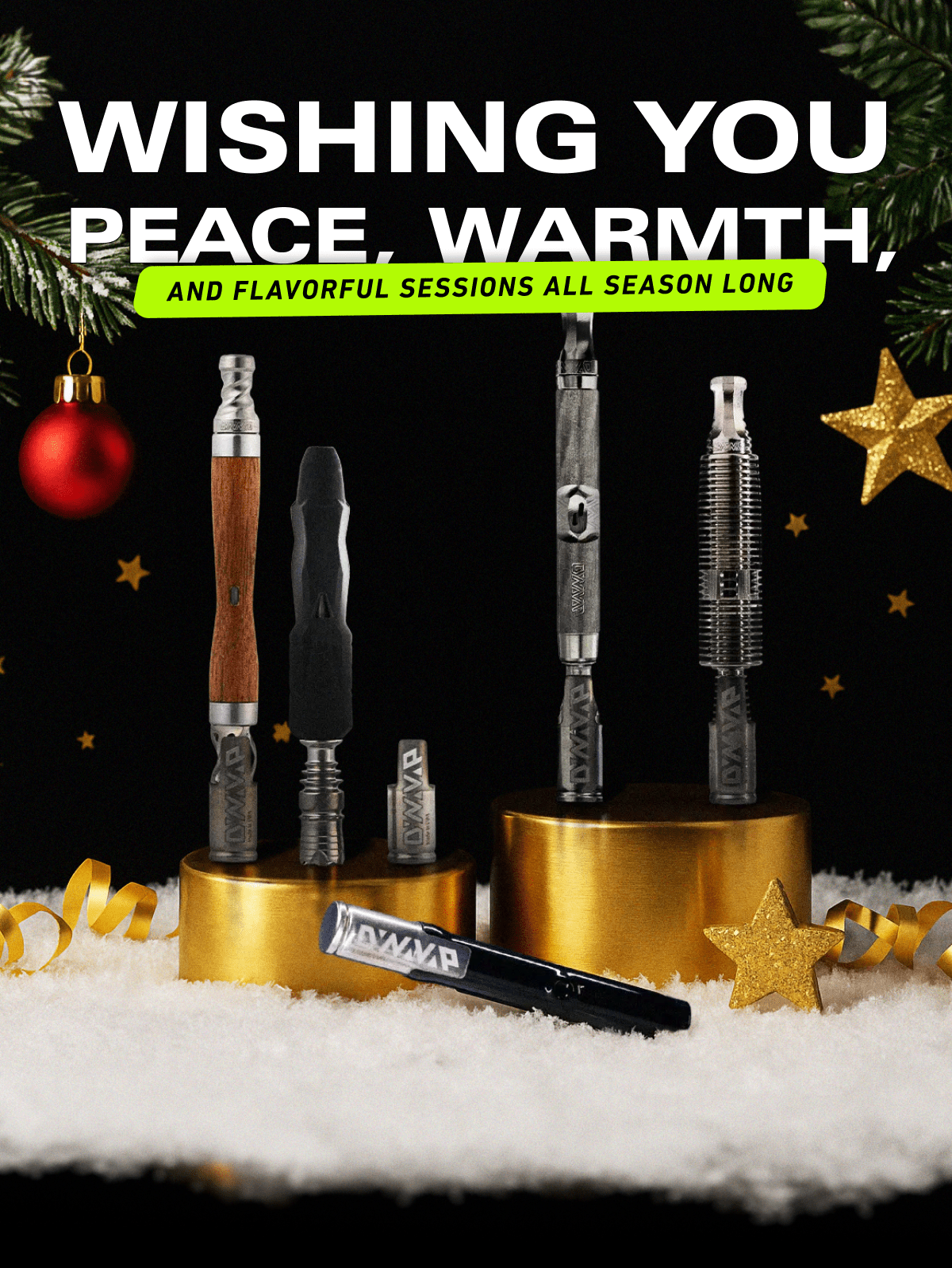 Wishing you peace, warmth and flavorful sessions all season long.