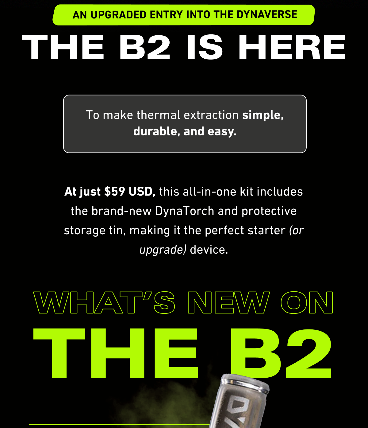 B2 Is Here