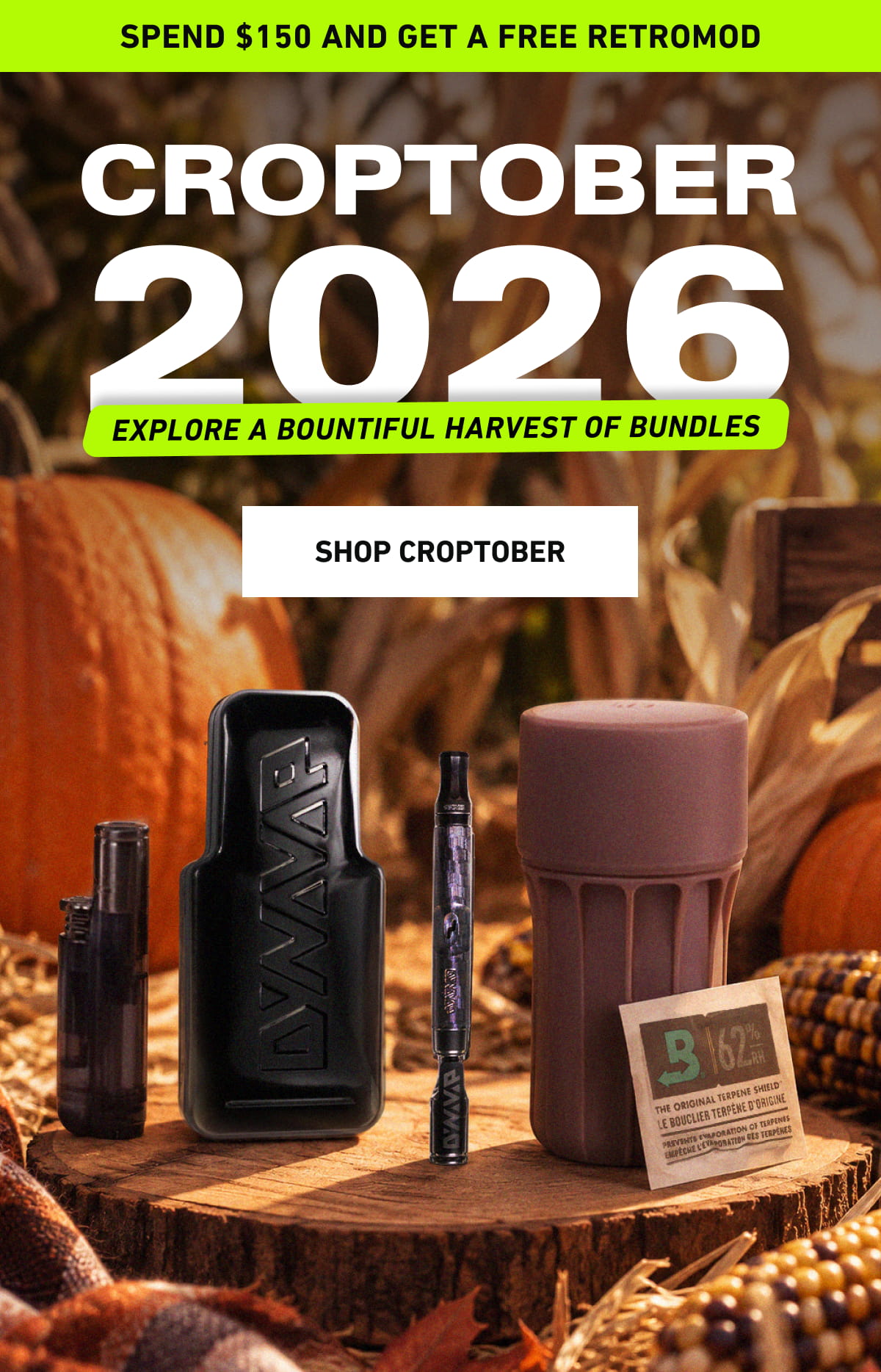 CROPTOBER 2026 [Click here to Shop Croptober]