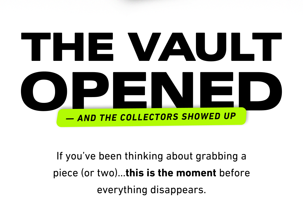 The Vault Opened