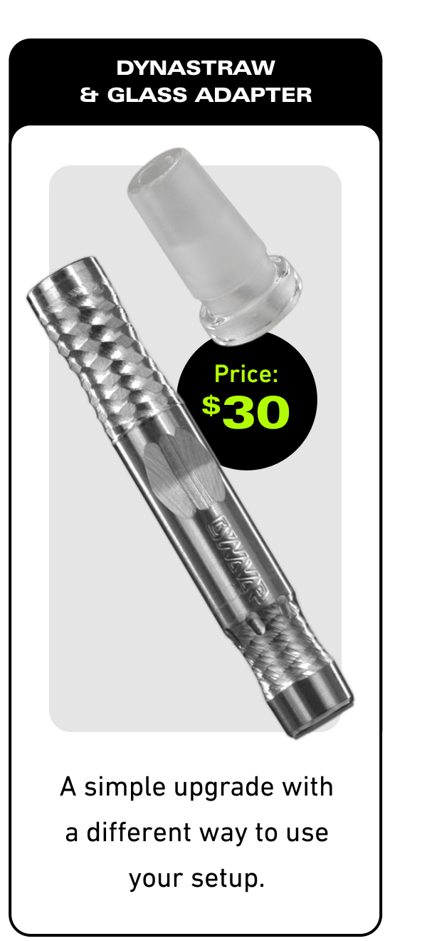 DynaStraw & Glass Adapter
