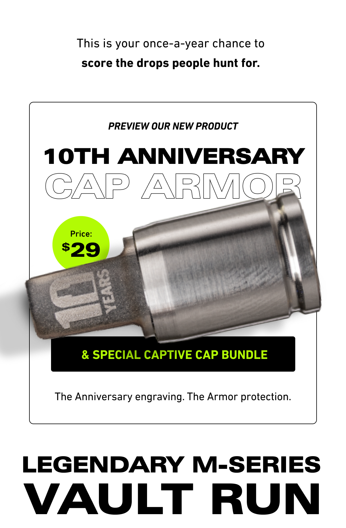 10th Anniversary Cap