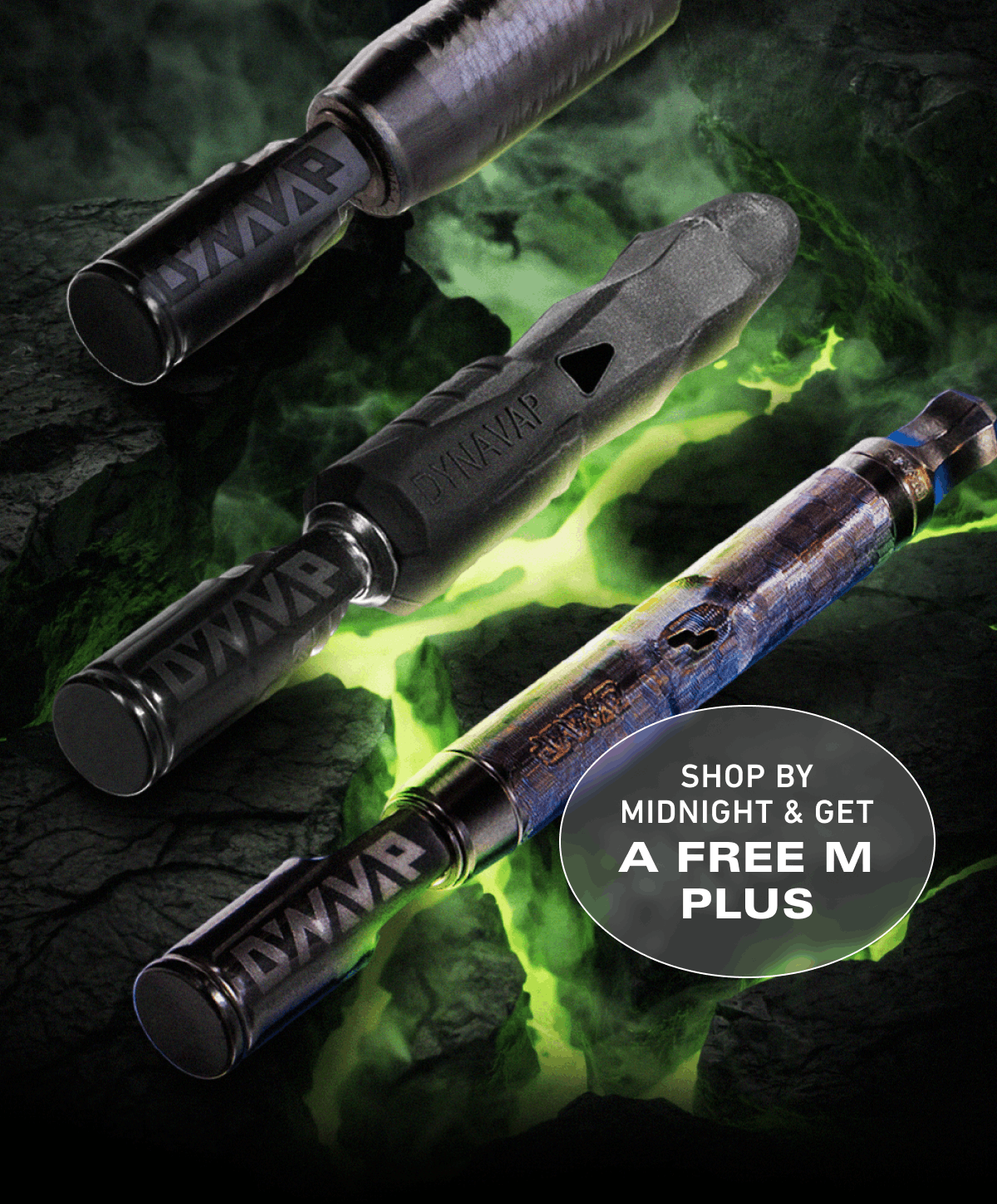 Shop by midnight & Get a free M Plus