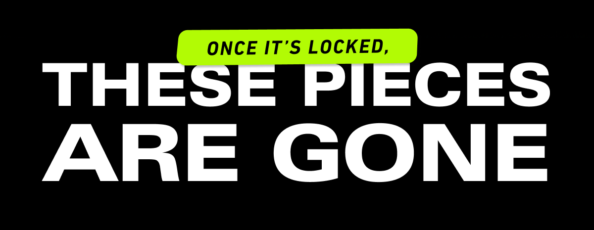 These pieces are gone