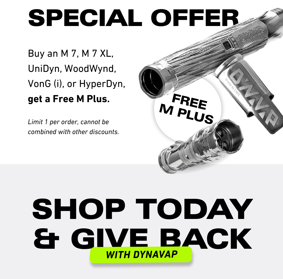 Shop today & Give Back