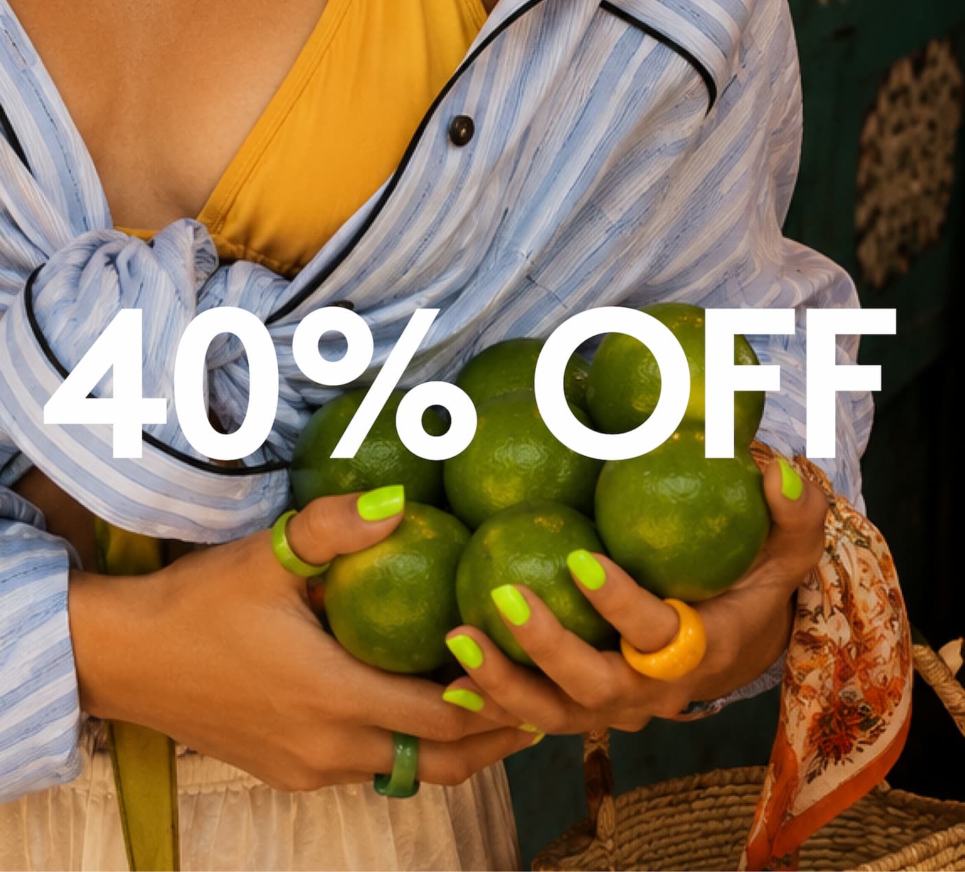 40% off the flash sale