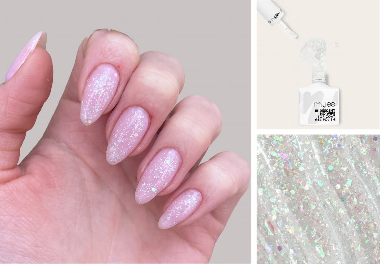 Iridescent Flake Top Coat