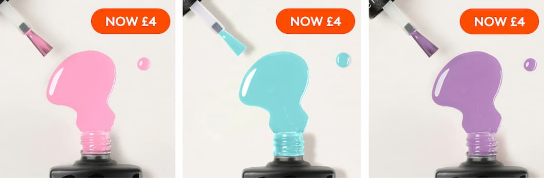 gel polishes from £4