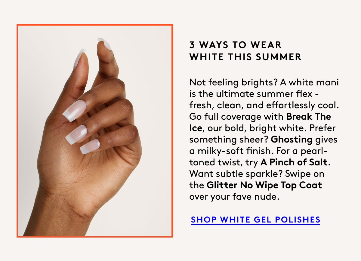 shop white gel polishes