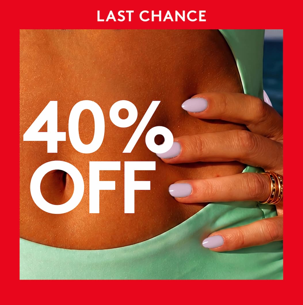 40% off the flash sale