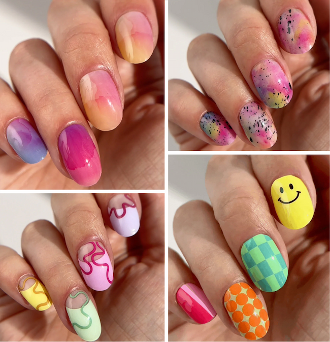 festival nail wraps