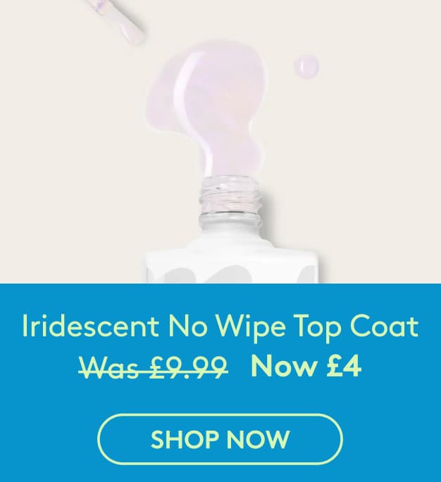 iridescent no wipe top coat