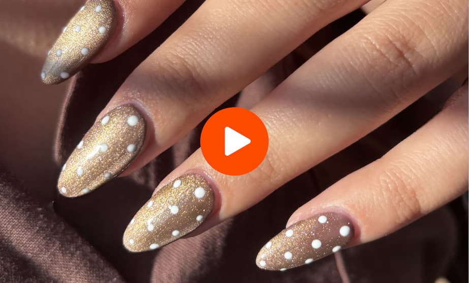 watch how to create the velvet nail look