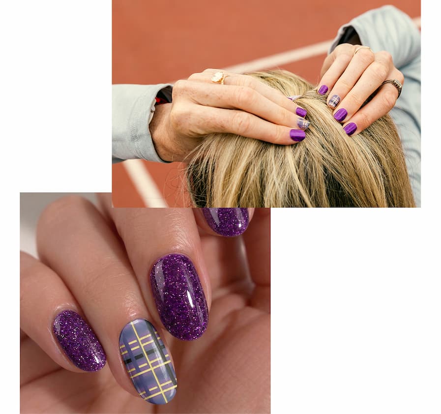 highland haze gel nail wraps