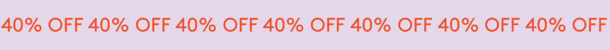 40% off