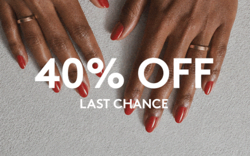 40% off - last chance