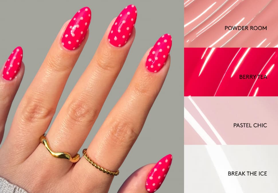 polka nails