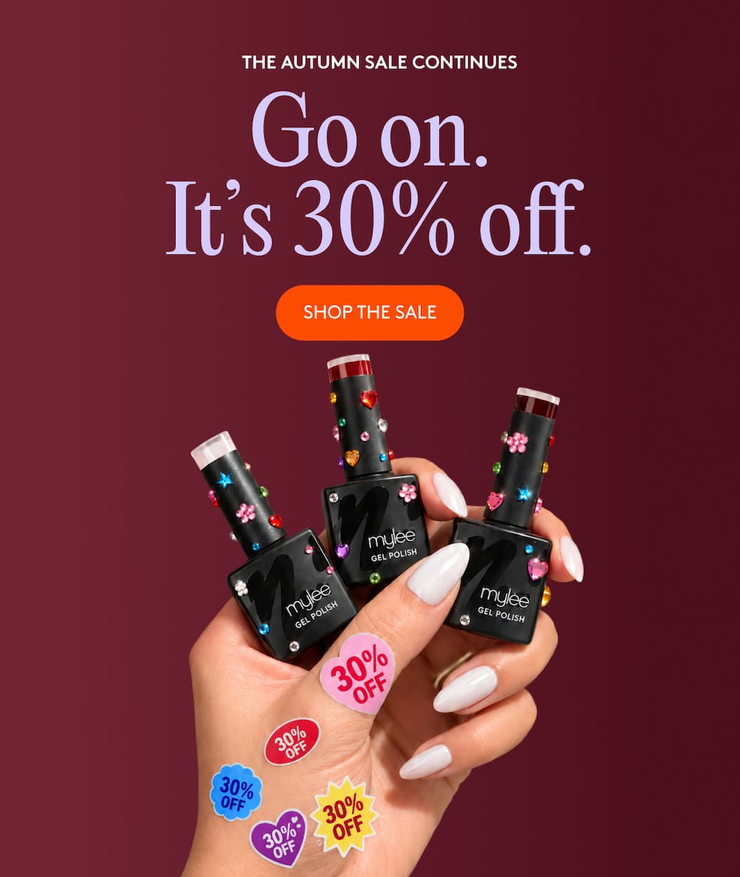 try more with 30% off