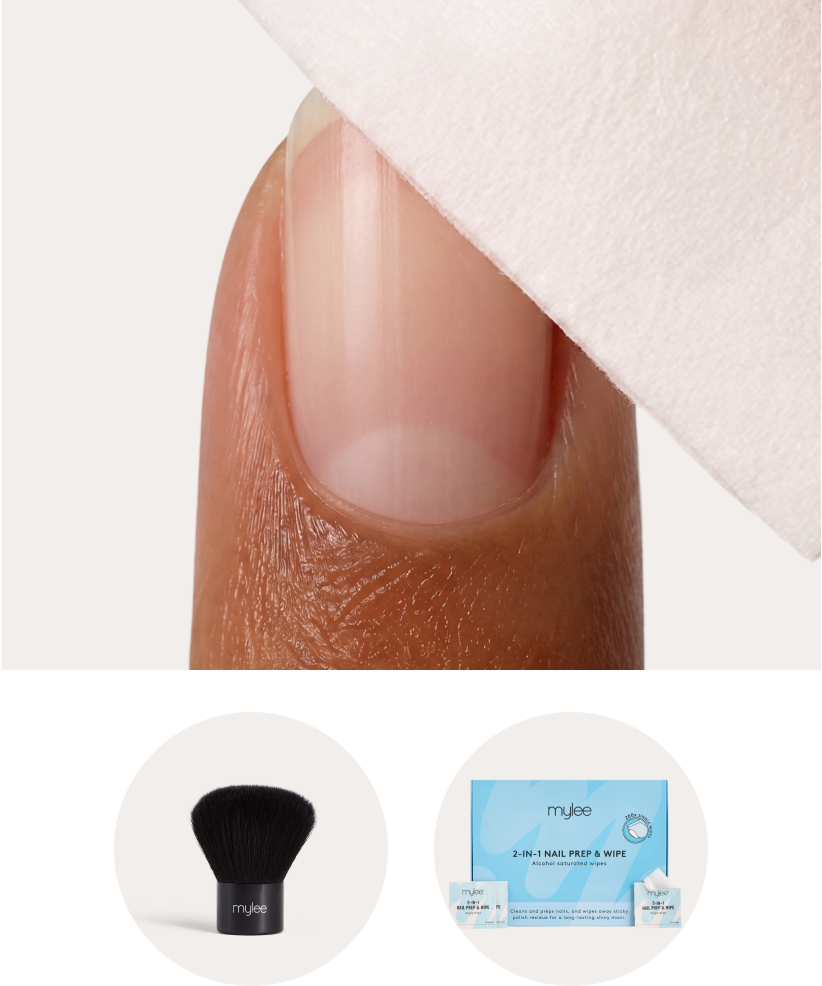 cleanse the nails