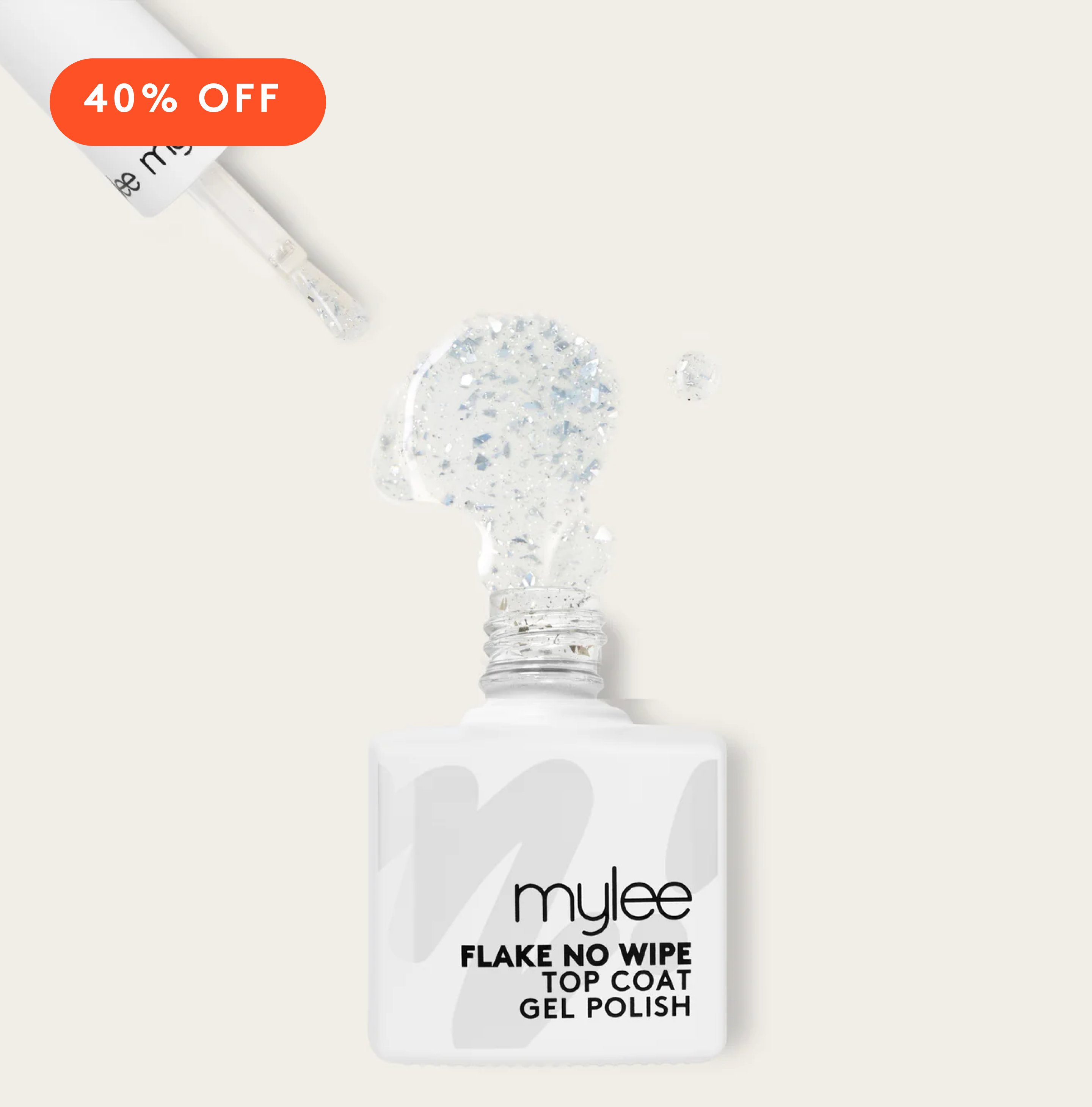 Silver Flake No Wipe Top Coat