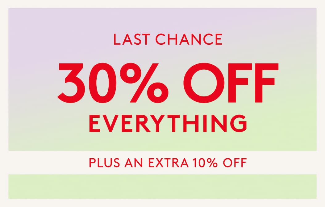 30% off the summer sale + an extra 10% off