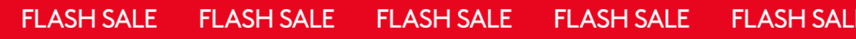 40% off the flash sale