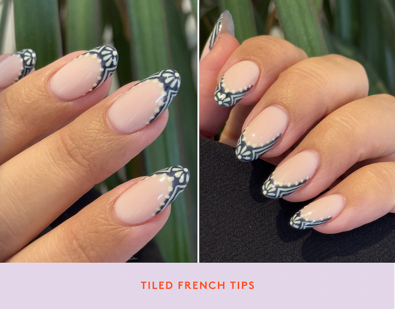 tiled french tips