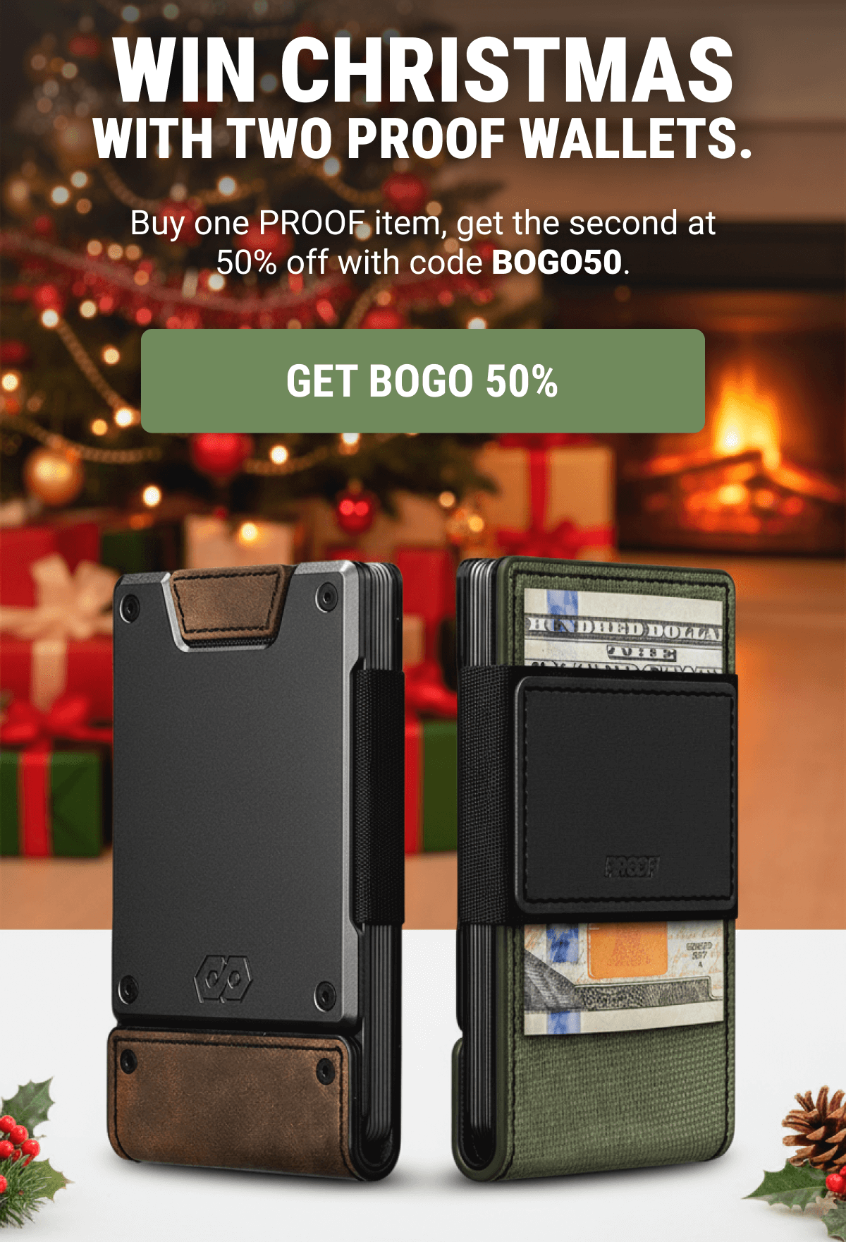 Win Christmas With Two PROOF Wallets.