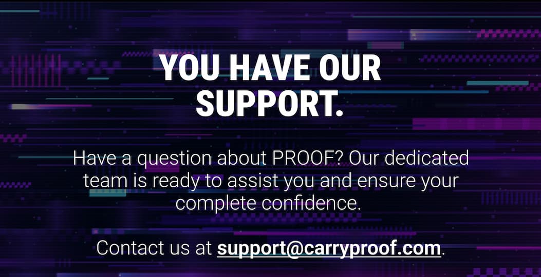 You Have Our Support.