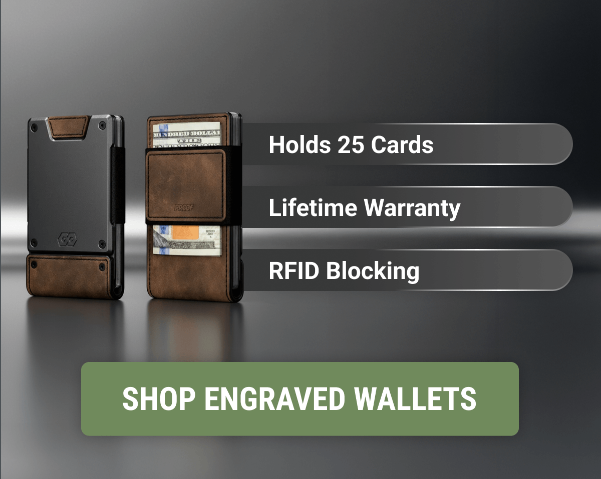 SHOP ENGRAVED WALLETS