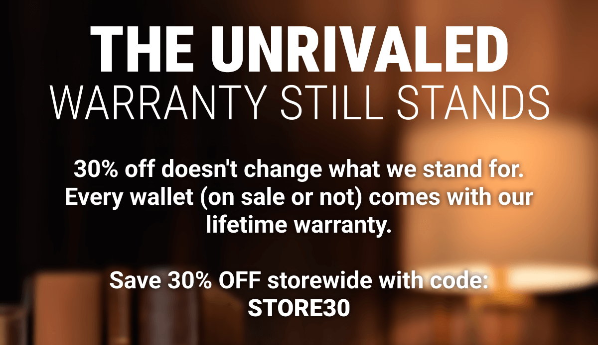 THE UNRIVALED WARRANTY STILL STANDS
