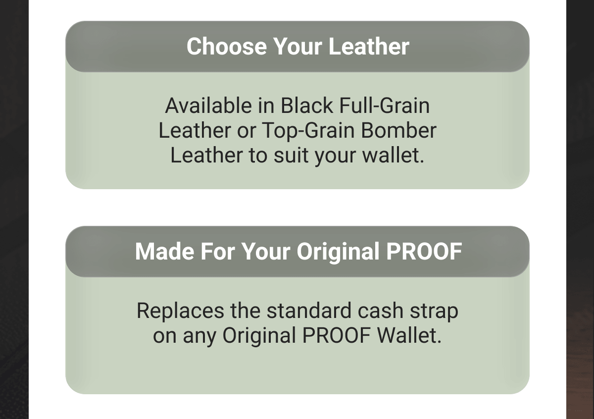 Choose Your Leather